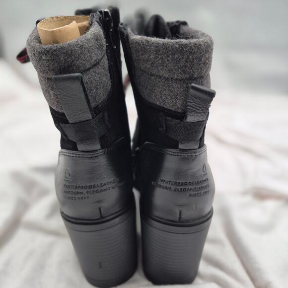 NEW Naturalizer Myla Ankle Boots in black leather leather size 9 - Picture 6 of 8